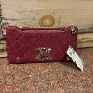 NWT quilted Burgundy Wallet